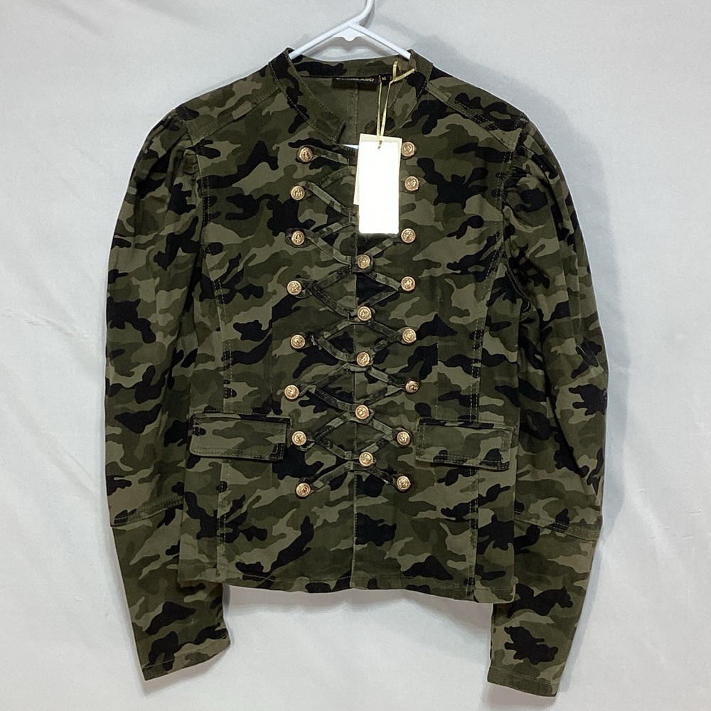 NWT Camouflage Military Style Women's Jacket size medium